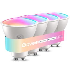Govee Smart GU10 Color Changing LED Bulbs 4-Pack