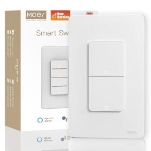 MOES Smart Double Light Switch for Alexa/Google