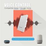 MOES Smart Double Light Switch for Alexa/Google