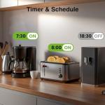 GHome Smart Plug with Surge Protection and USB Ports