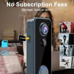Wireless 2K HD Smart Video Doorbell Camera