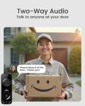 Youkey Wireless 2K Doorbell Camera with Chime