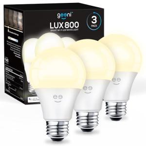 Geeni Smart LED Bulb 3-Pack, WiFi Dimmable