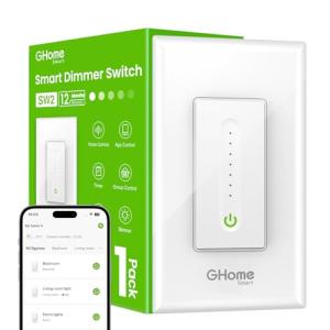 GHome Wi-Fi Smart Dimmer Switch for Alexa & Google Home