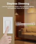 GHome Wi-Fi Smart Dimmer Switch for Alexa & Google Home