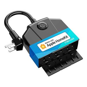 Outdoor Smart Plug with 3 Wi-Fi Sockets