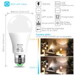 MELPO Smart LED Bulbs with Alexa Control, 8 Pack
