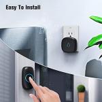 Wireless Doorbell with 2 Receivers and LED