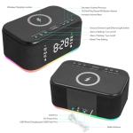 Smart Bluetooth Alarm Clock with Night Light & Speaker