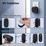 Wireless Doorbell with 2 Receivers and LED