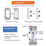 Z-Wave In-Wall Smart Dimmer Switch, 2-Pack