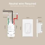 Smart WiFi Light Switch for Alexa and Google Home