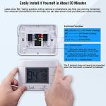 Digital Thermostat with Humidity Monitor and LCD Display