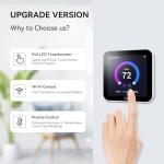 Smart WiFi Thermostat with Color Screen, App Control