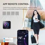 Smart WiFi Thermostat with Color Screen, App Control
