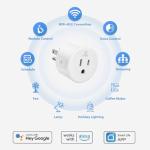 Eightree WiFi Smart Plug Compatible with Alexa & Google Home