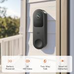 Belleye 2K HD Wireless Smart Doorbell Camera