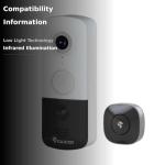 TOUCAN WiFi Video Doorbell Camera with Night Vision