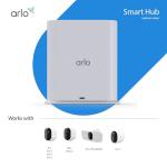 Arlo Pro SmartHub - Arlo Certified Accessory - Connects Arlo Cameras to Wi-Fi, Works with Arlo Ultra 2, Ultra, Pro 5S 2K, Pro 4, Pro 3, Pro 2, Floodlight, Essential & Video Doorbell Cameras - VMB4540