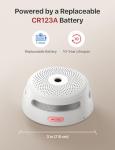 X-Sense Smart Smoke Detector Fire Alarm with Replaceable Battery, Wi-Fi Smoke Detector, App Notifications with Optional 24/7 Professional Monitoring Service, XS01-WX, 1-Pack