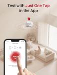 X-Sense Smart Smoke Detectors with SBS50 Base Station, Wi-Fi Smoke Alarm Compatible with X-Sense Home Security App, Wireless Interconnected Mini Fire Alarm, Model FS51