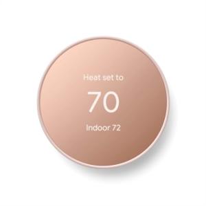 Google Nest Smart WiFi Thermostat in Sand