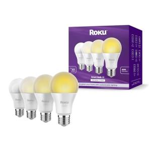 Roku Smart Dimmable LED Bulbs - 4-Pack