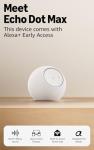 Echo Dot Max: Smart Speaker & Home Hub, Glacier White