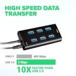 Rebuff Reality 7-Port USB Hub with Smart Charging