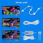Enbrighten 100ft Smart RGBWIC Outdoor Eave Lights