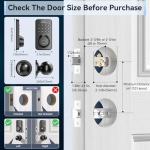 Ulecoce Smart Keyless Door Lock & Handle Set