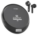Portable Bluetooth CD Player with Wireless Earbuds