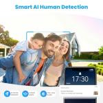 BoomChill 1080p Wireless AI Video Doorbell Camera