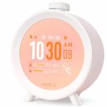 MOMILLA Smart Sunrise Alarm Clock, Wake-up Light Compatible with Alexa, App Control, FM Radio, Sunset Night Light, Dual Alarms with Snooze Function for Heavy Sleepers, Adults & Kids