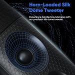 60W Bluetooth Sound Bar with Deep Bass