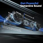 60W Bluetooth Sound Bar with Deep Bass