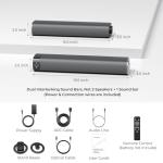 Bluetooth Sound Bar for Smart TVs and Gaming