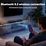 60W Bluetooth Sound Bar with Deep Bass