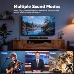 60W Bluetooth Sound Bar with Deep Bass