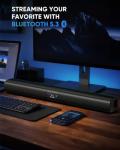 Saiyin Smart TV Sound Bar with Bluetooth Inputs