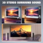 Puriom 100W Bluetooth Sound Bar for Smart TVs