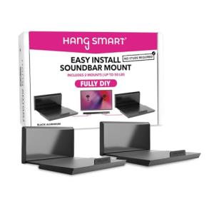 Easy Install Soundbar Wall Mount - No Drill Needed