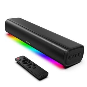 60W Sound Bar with Bass, Lights, and Remote