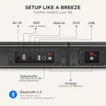 100W Smart TV Sound Bar with Bluetooth Speaker
