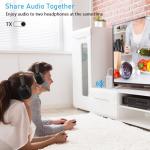 YMOO Bluetooth 5.3 Audio Adapter with Long Range