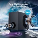 110W Bluetooth Sound Bar with Subwoofer