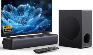 GEOYEAO 200W Dolby Atmos Soundbar with Subwoofer