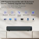 Smart Home Soundbar for Immersive Audio Experience