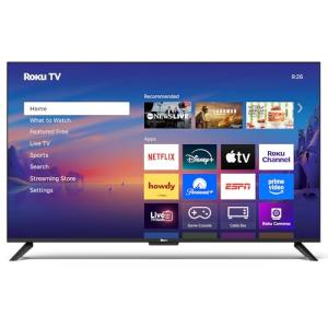 Roku Smart TV – 50-Inch Select Series 4K HDR RokuTV Enhanced Voice Remote, Brilliant 4K Picture, Automatic Brightness, & Seamless Streaming – Live Local News, Sports, Family Entertainment