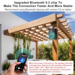 Herdio 3.5" Waterproof Bluetooth Outdoor Speakers Pair